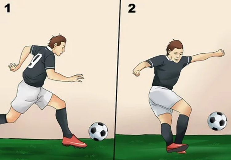 Các bước thực hiện kỹ thuật Rabona