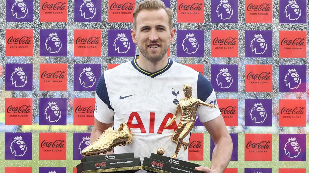 Cú đúp giải thưởng của Harry Kane trong năm 2020-2021