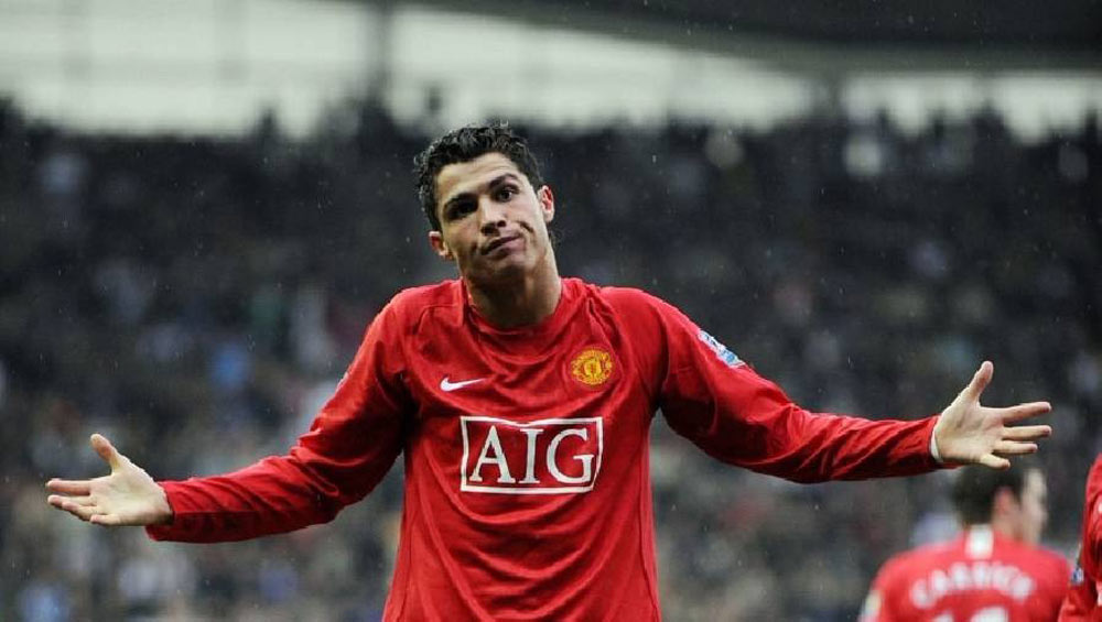 Ronaldo giai đoạn khoác áo MU năm 2008