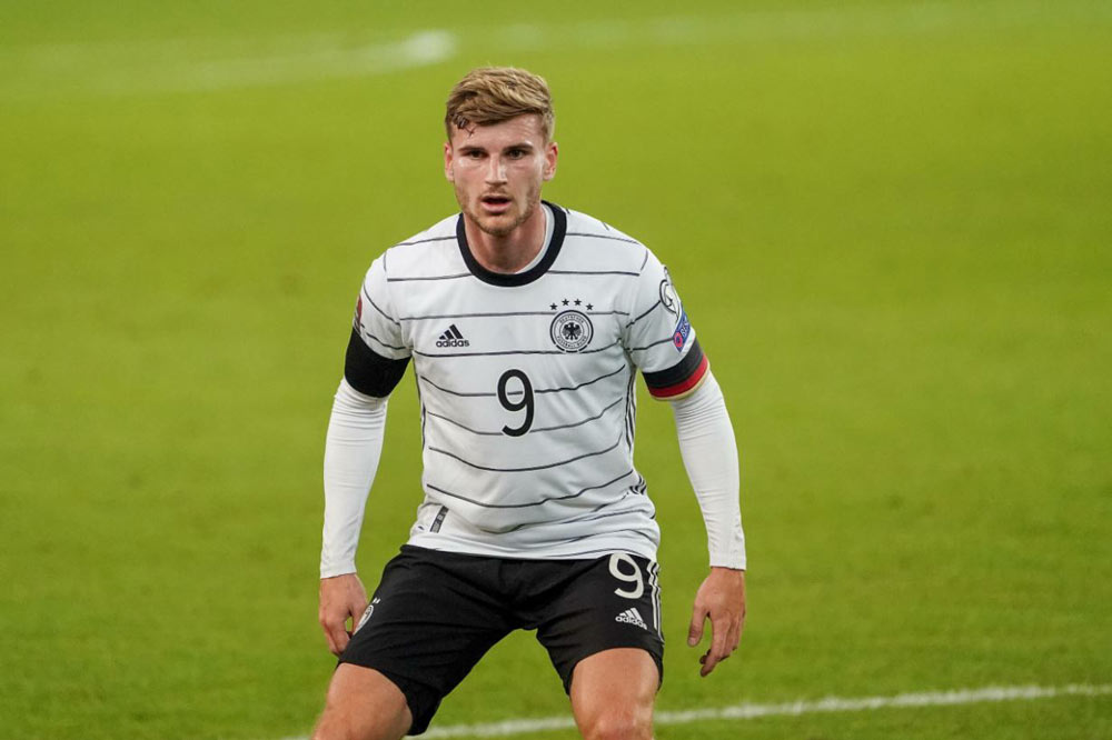 Trong suốt sự nghiệp thi đấu cho đội tuyển quốc gia, Timo Werner đã tham gia 57 trận đấu và ghi được 24 bàn thắng.