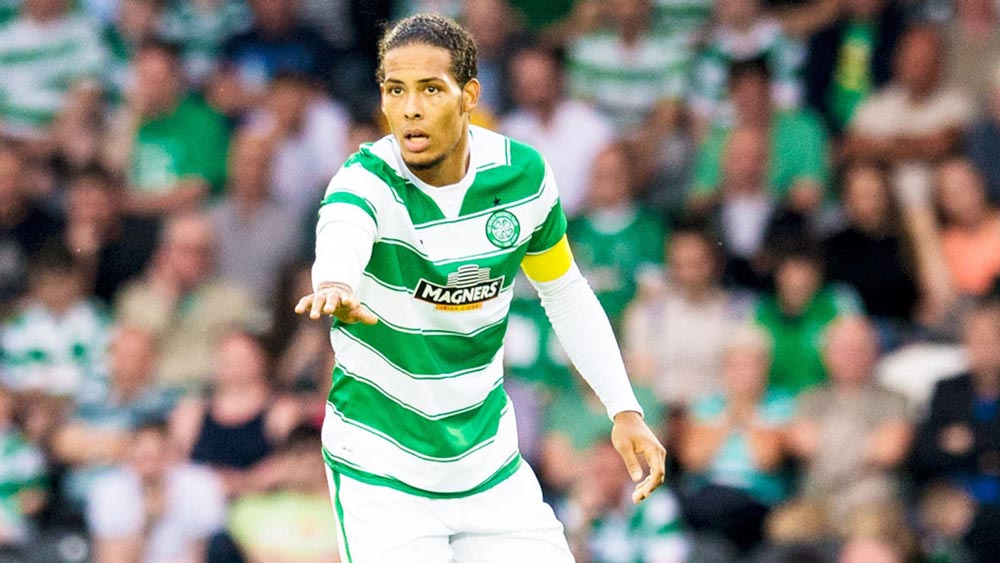 Van Dijk khẳng định tài năng của mình trong màu áo Celtic